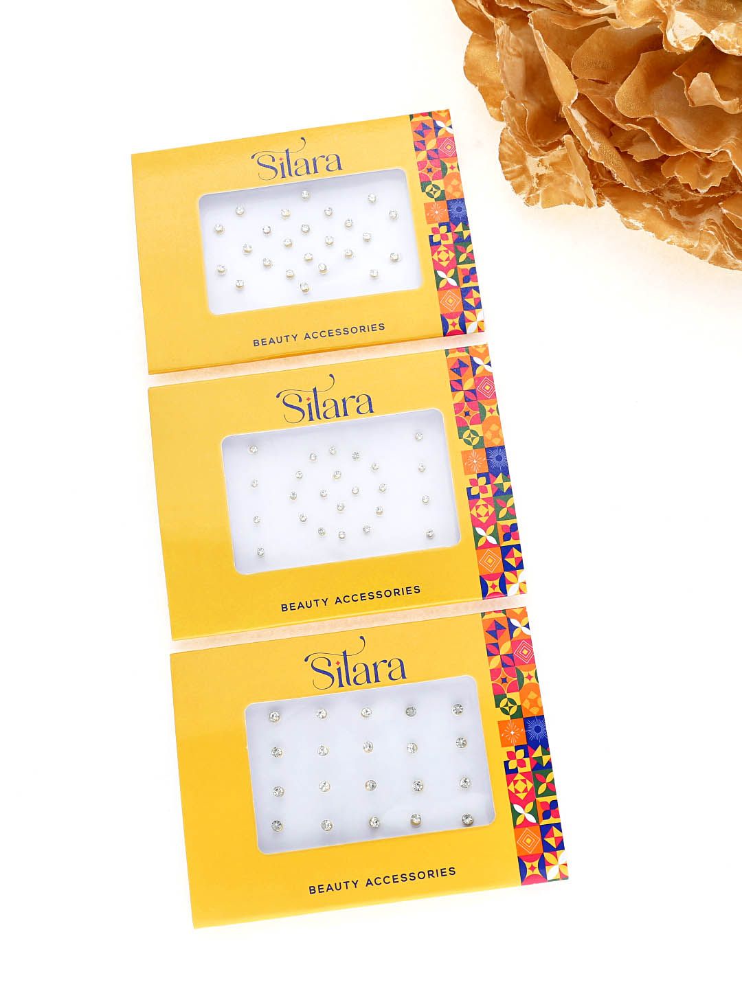 Traditional Bindis in White color - SR008