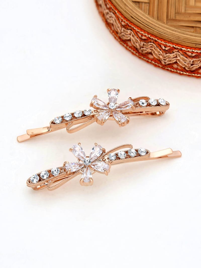 Fancy Side Pin in Rose Gold finish - THF635