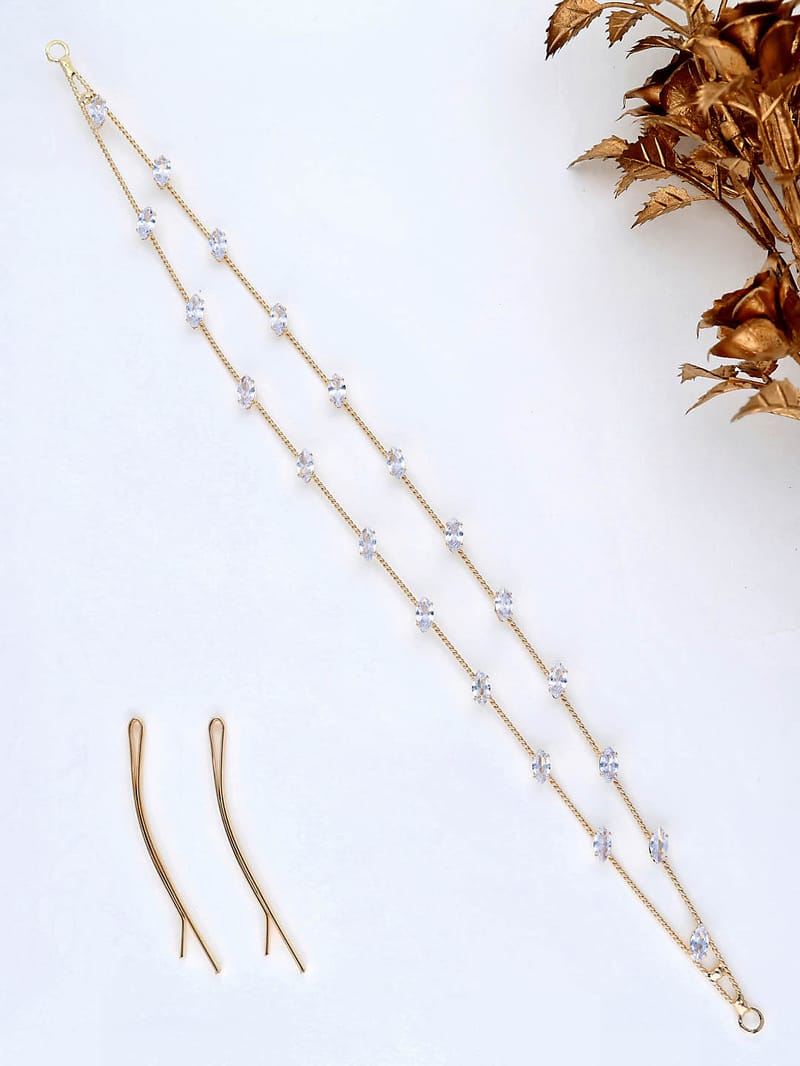 AD / CZ Tiara in Gold finish - THF1094