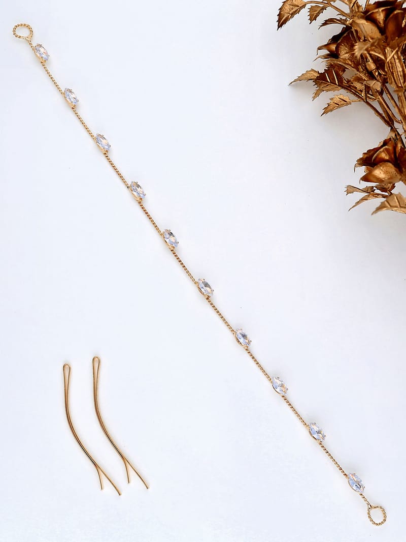 AD / CZ Tiara in Gold finish - THF1112