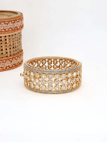 AD / CZ Kada Bangles in Rose Gold finish - 2.4