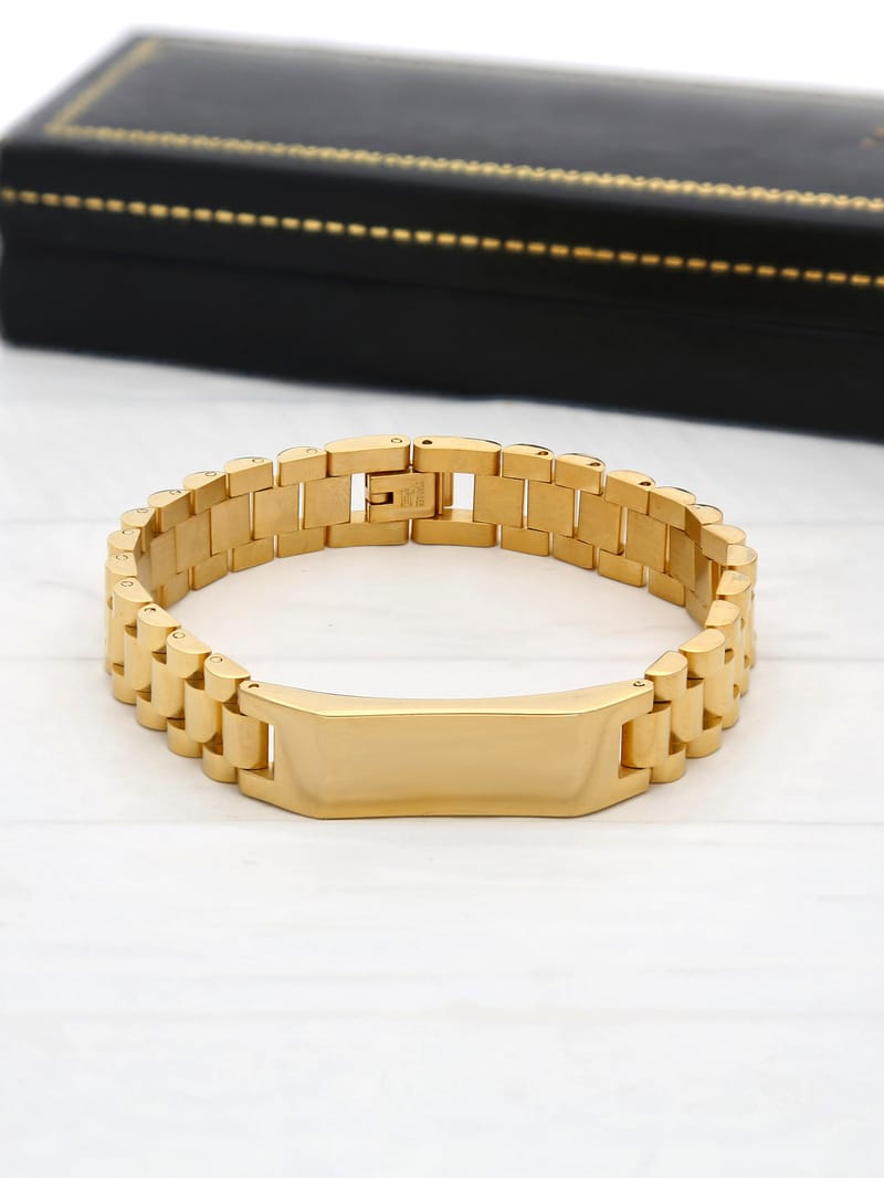 Men's Loose / Link Bracelet in Gold finish - THF1258