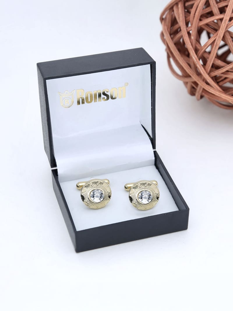 Western Cufflinks in Gold finish - THF1533