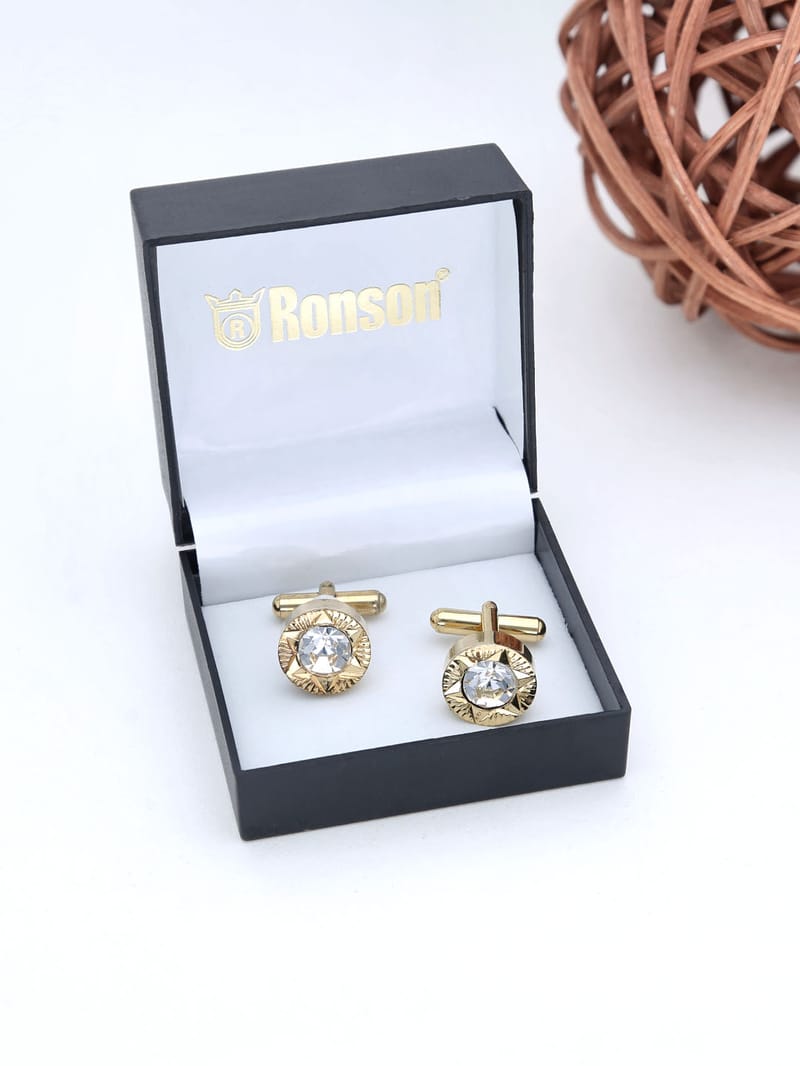 Western Cufflinks in Gold finish - THF1537