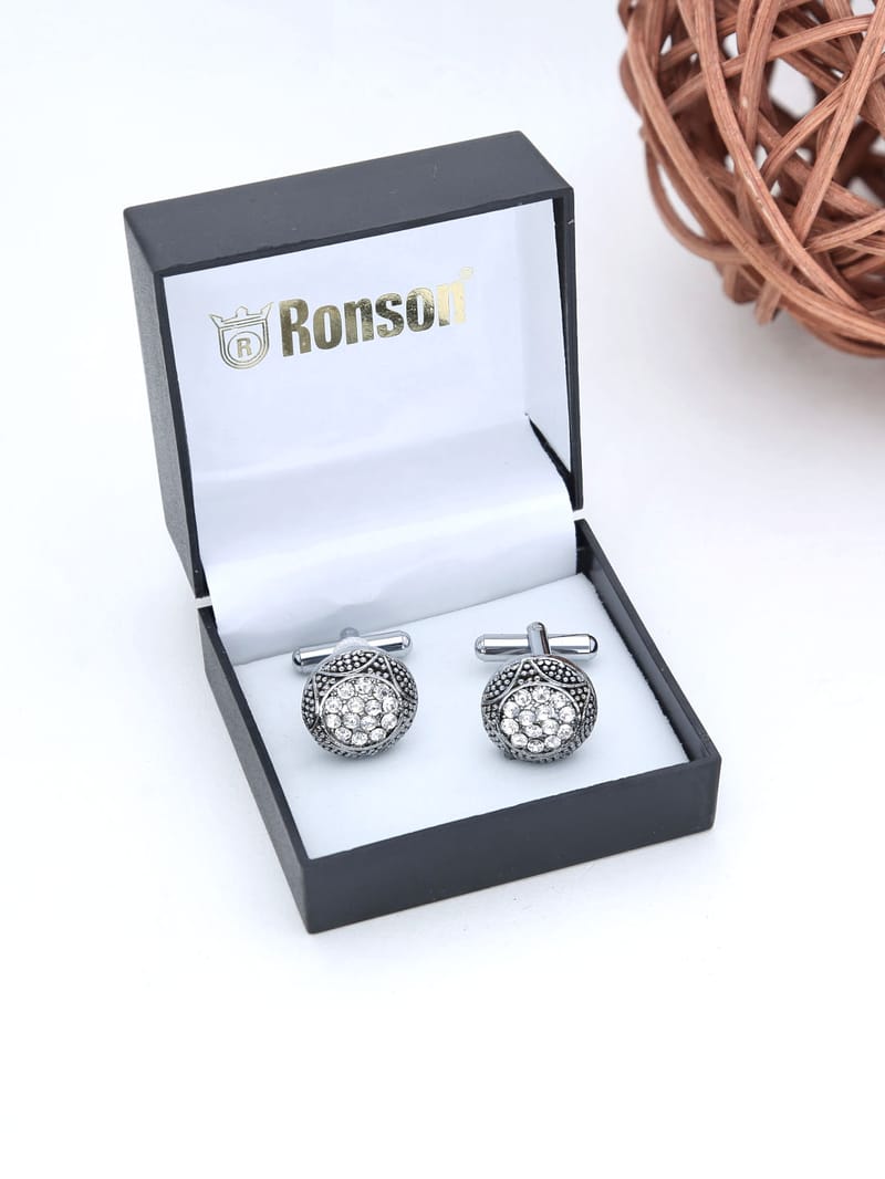 Western Cufflinks in Rhodium finish - THF1539