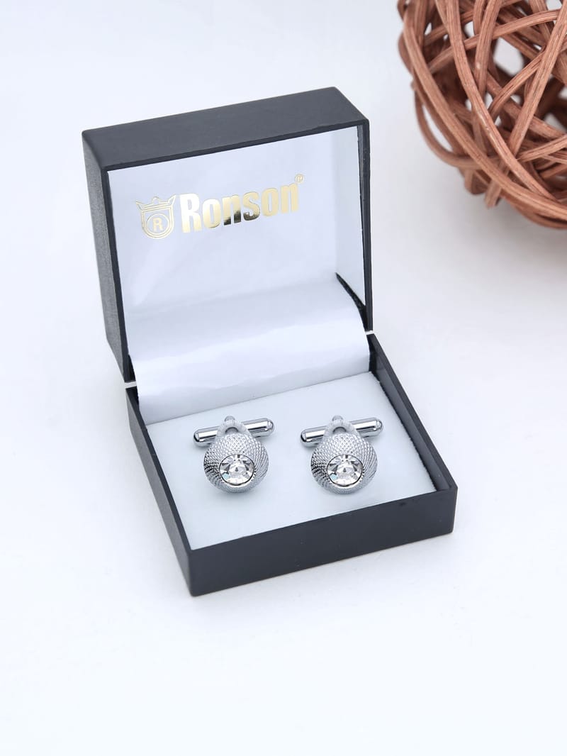 Western Cufflinks in Rhodium finish - THF1540