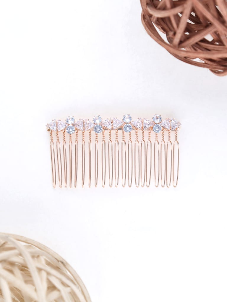 Fancy Comb in Rose Gold finish - THF1573