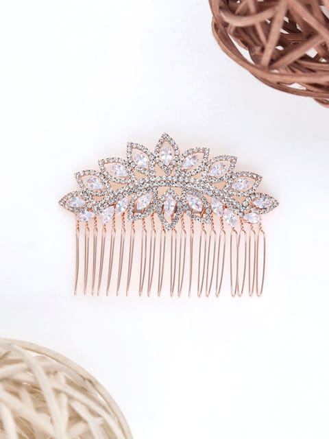 Fancy Comb in Rose Gold finish - THF1576
