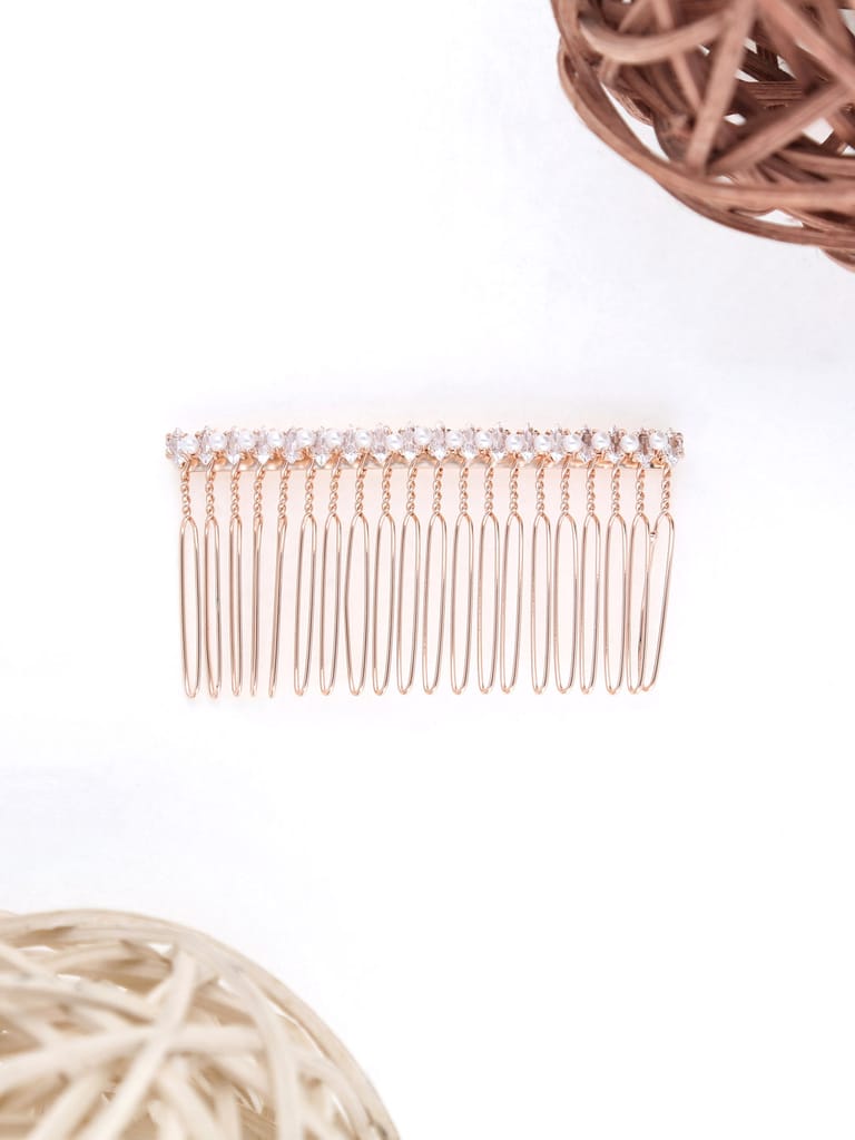 Fancy Comb in Rose Gold finish - THF1591