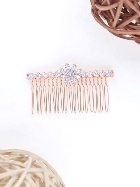 Fancy Comb in Rose Gold finish - THF1597