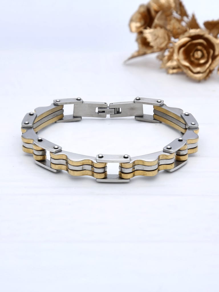 Western Loose / Link Bracelet in Two Tone finish - THF1614