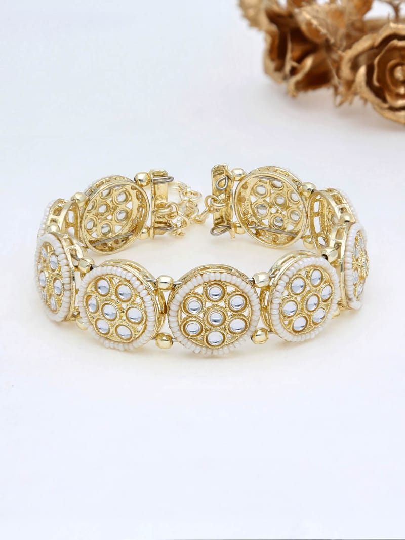 Kundan Loose / Link Bracelet in Gold finish - R1015GO