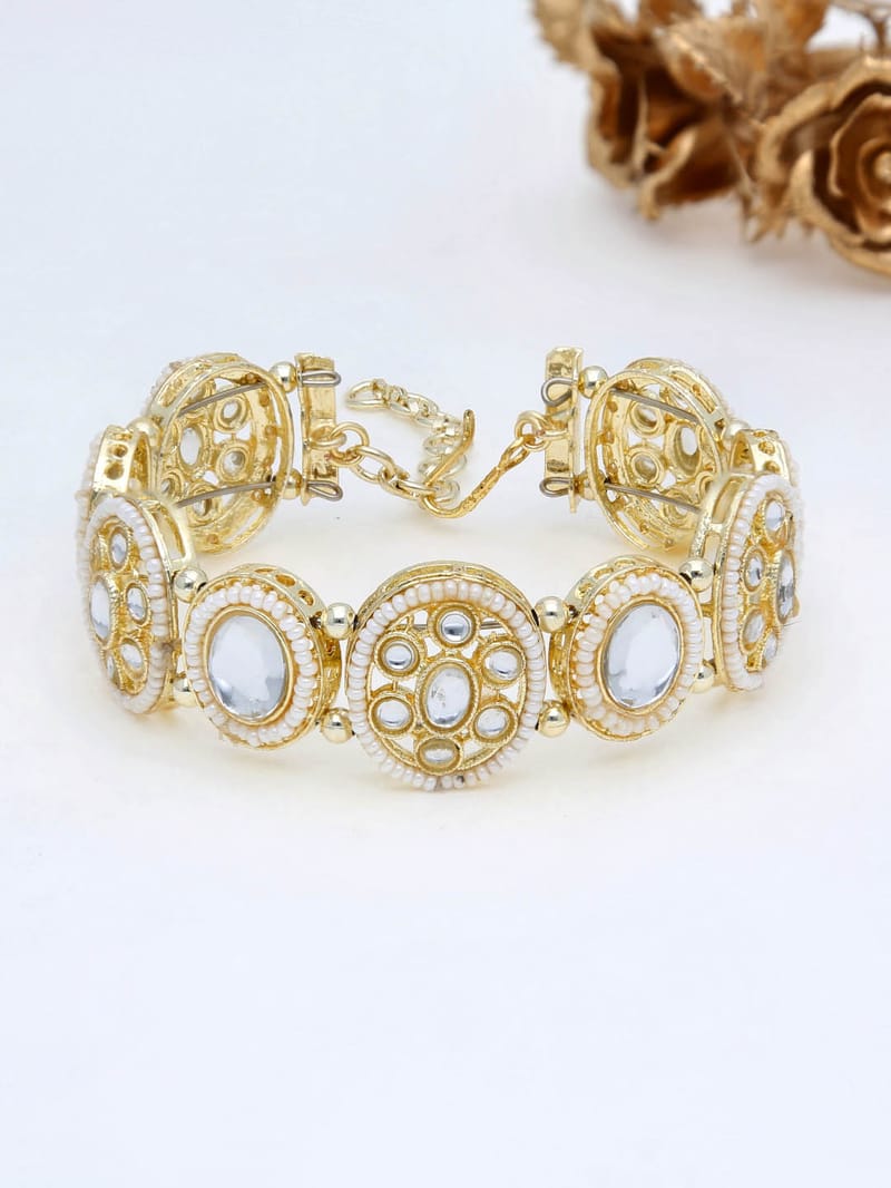 Kundan Loose / Link Bracelet in Gold finish - R1039GO