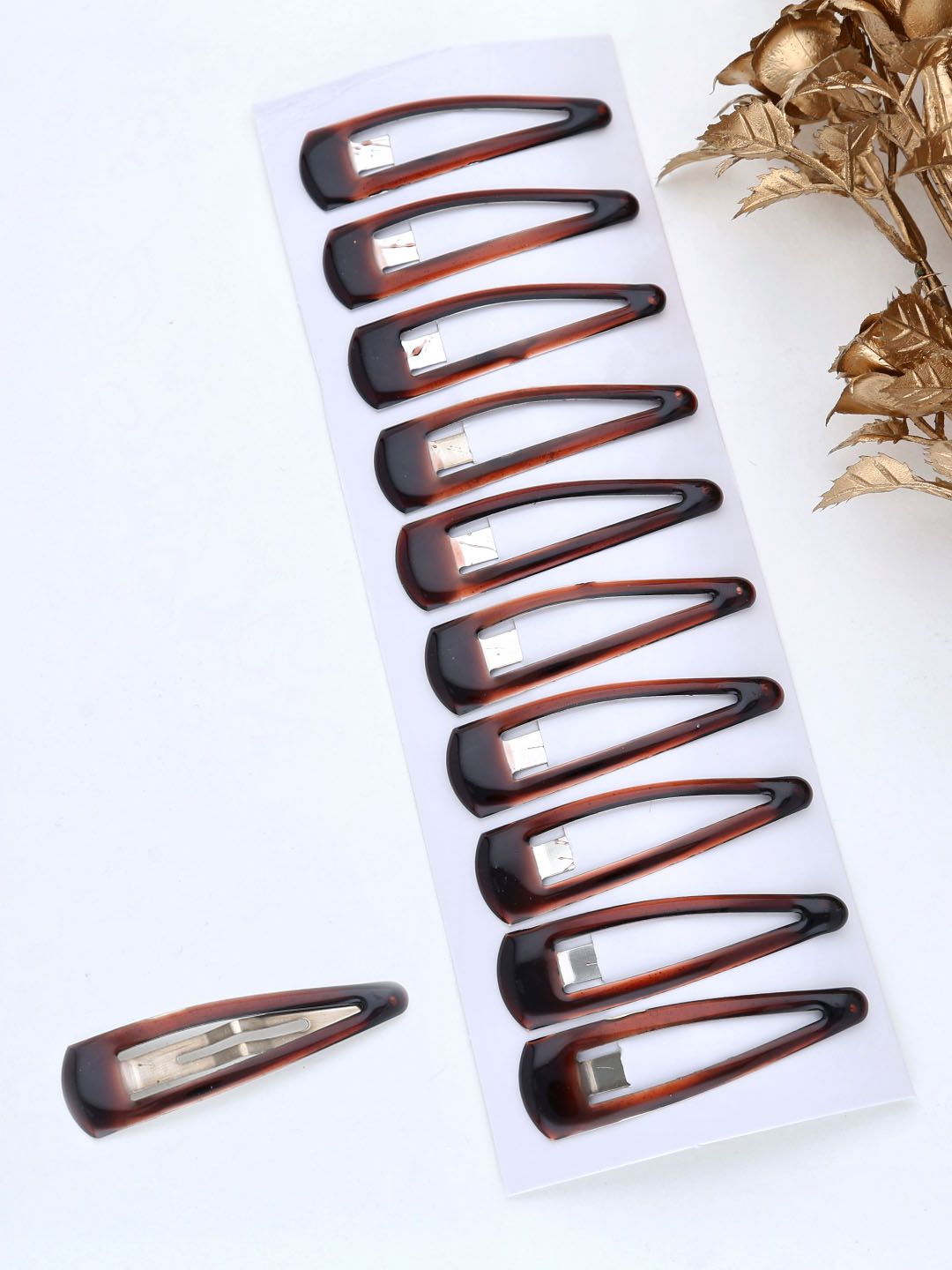 Plain Tik Tak Hair Pin in LCT/Champagne color - THF1769
