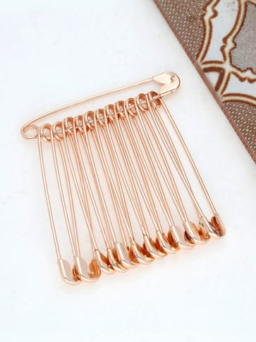 Safety Pins in Rose Gold finish - 5 No