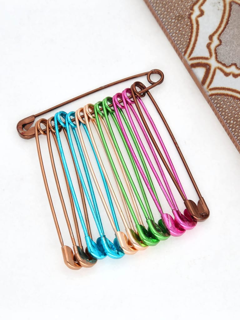 Safety Pins in Assorted color - 5 No