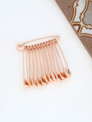Safety Pins in Rose Gold finish - 3 No