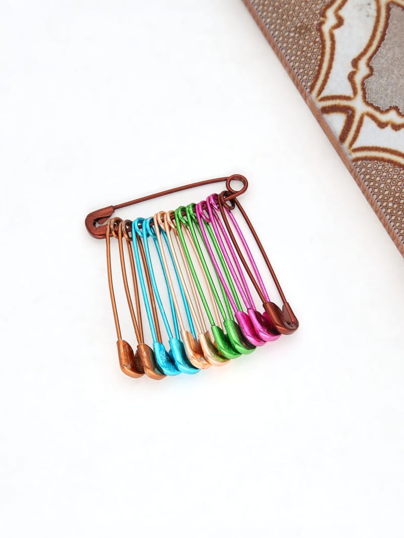 Safety Pins in Assorted color - 2 No