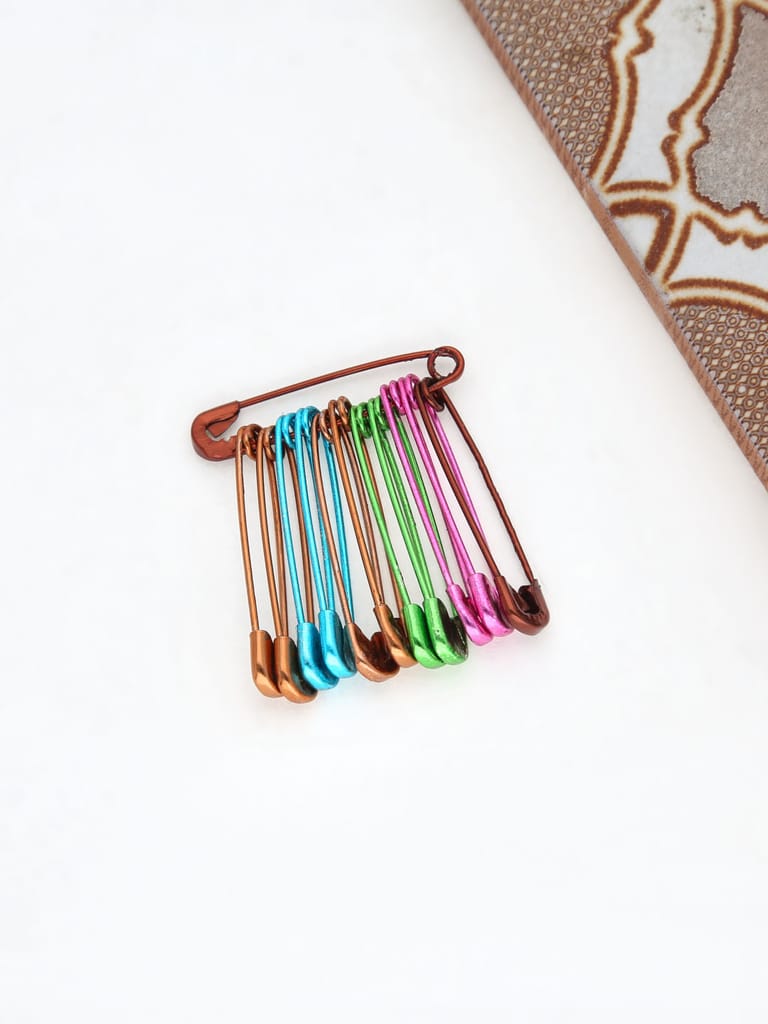 Safety Pins in Assorted color - 1 No