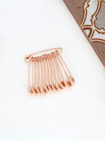 Safety Pins in Rose Gold finish - 1 No