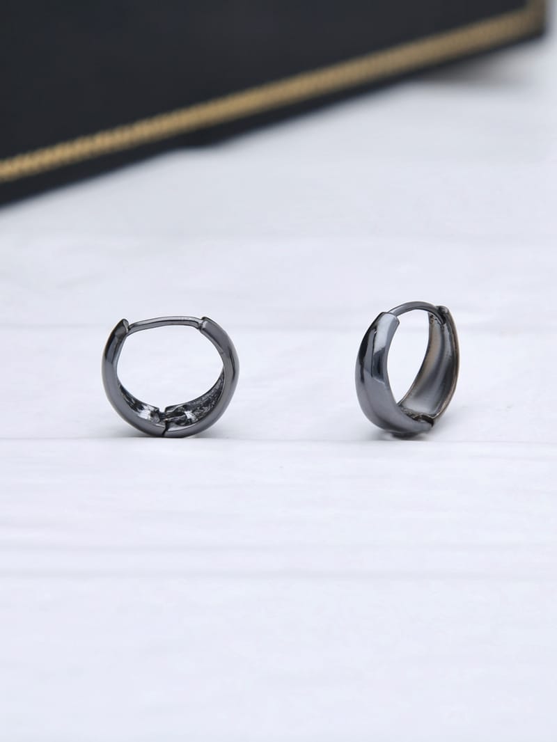 Western Bali / Hoops in Black Rhodium finish - V3676