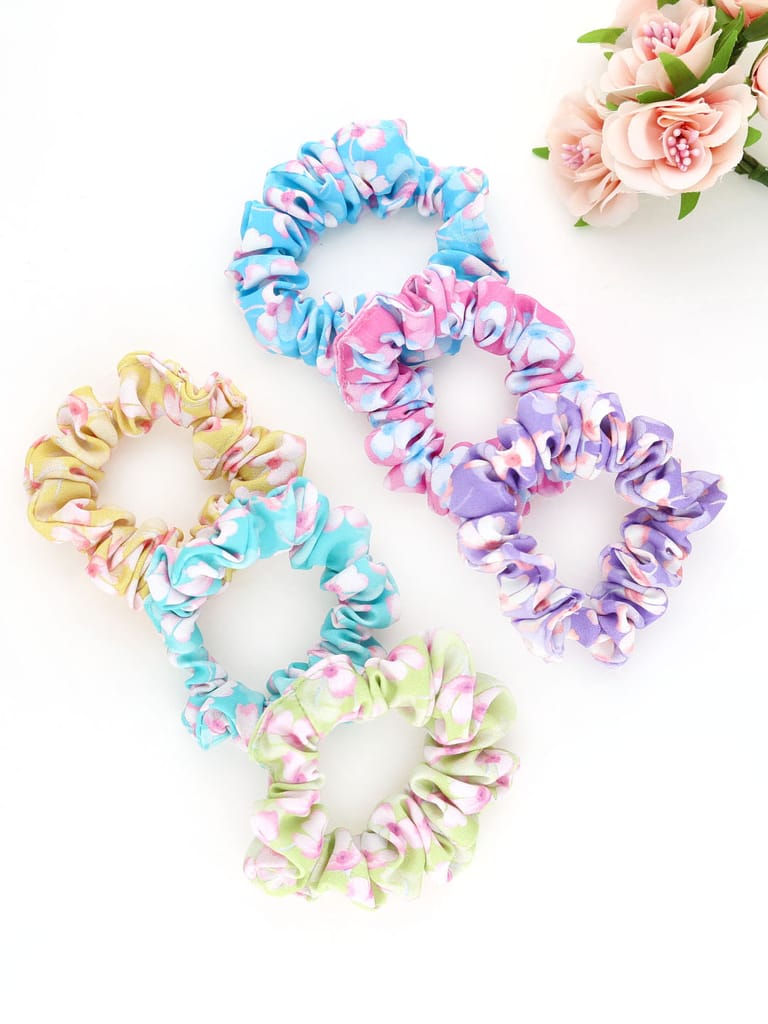 Printed Scrunchies in Assorted color - THF1875