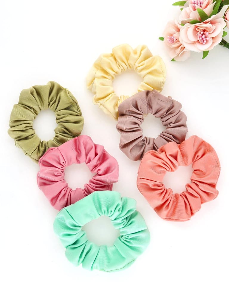 Plain Scrunchies in Assorted color - THF1878