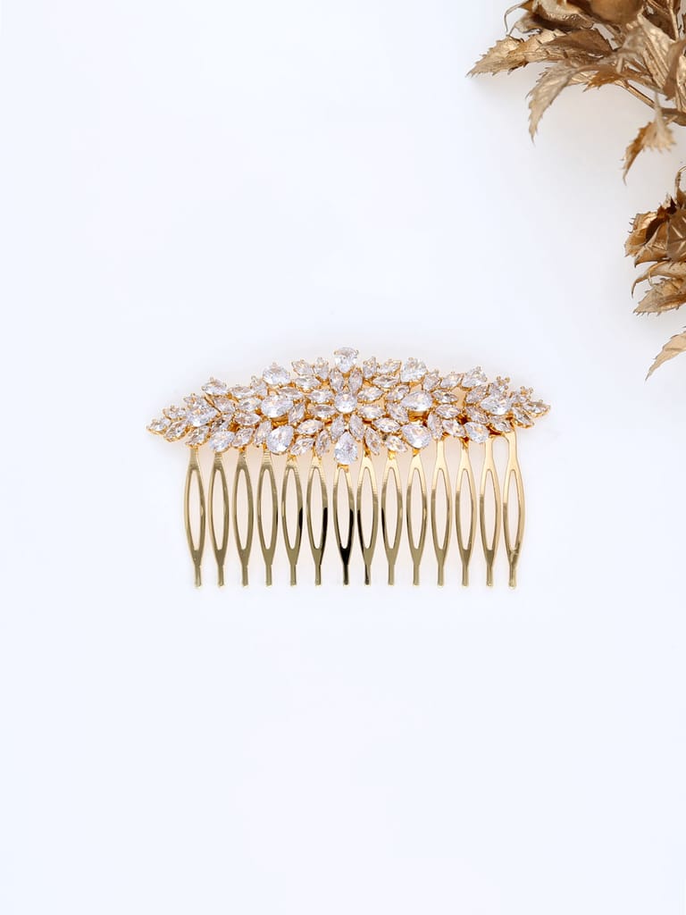 AD / CZ Comb in Gold finish - THF1912