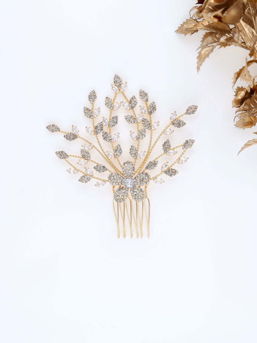 AD / CZ Comb in Gold finish - THF1921