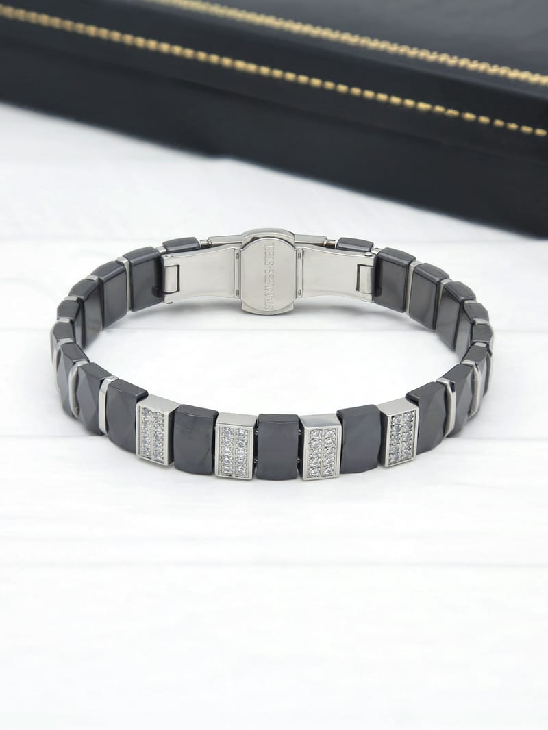 Western Kada Bracelet in Rhodium finish - THF2299