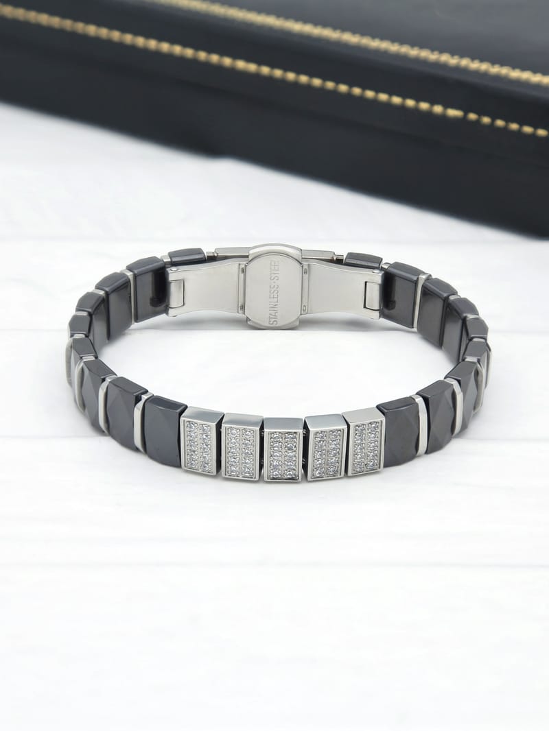 Western Kada Bracelet in Rhodium finish - THF2300