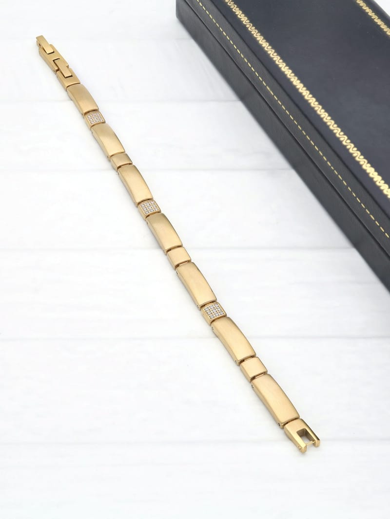 Western Loose / Link Bracelet in Gold finish - THF2323
